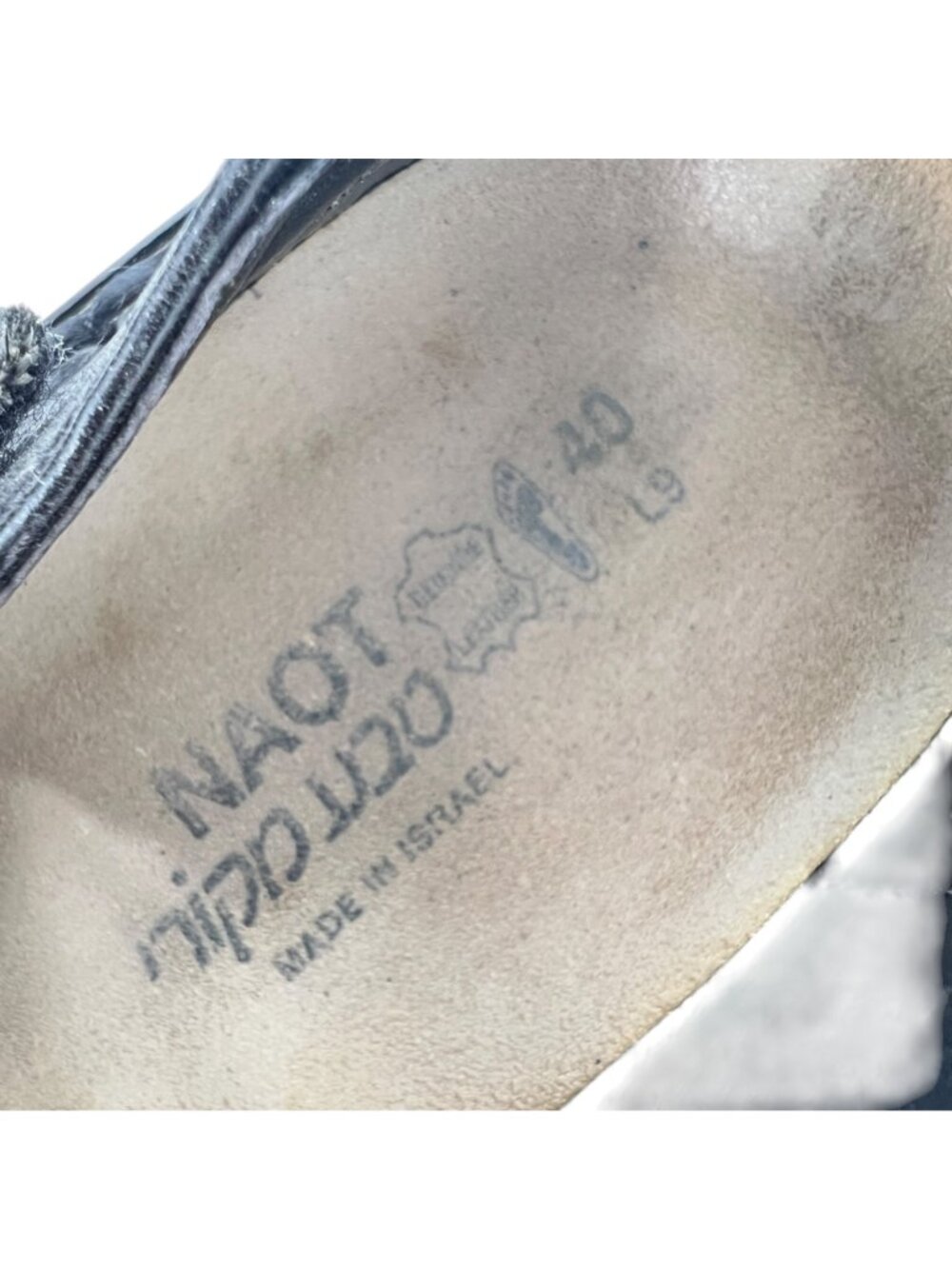 Naot Black Leather Mary Jane Comfort Shoes Double Strap Size 40 US 9 - Picture 7 of 14